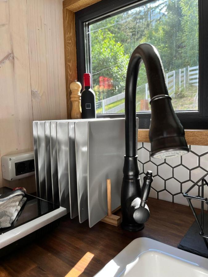 Villa Bramble Tiny House Zărneşti Esterno foto